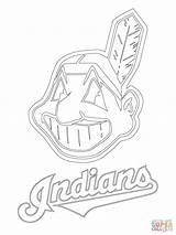 Indians Cleveland Printable Stade Lavallois sketch template