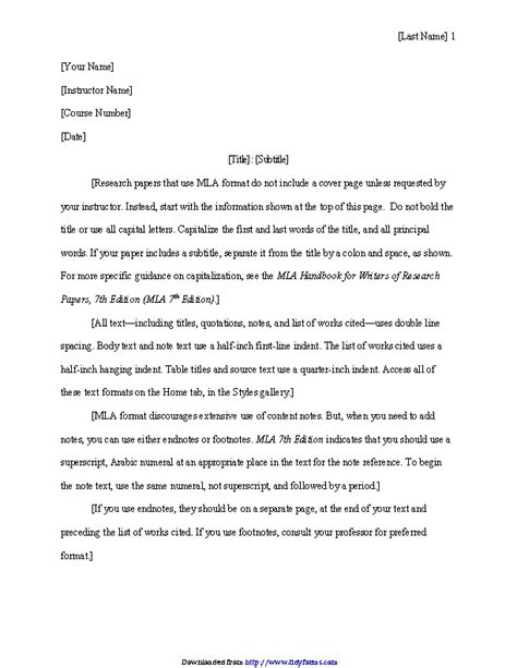 mla style research paper template pdfsimpli