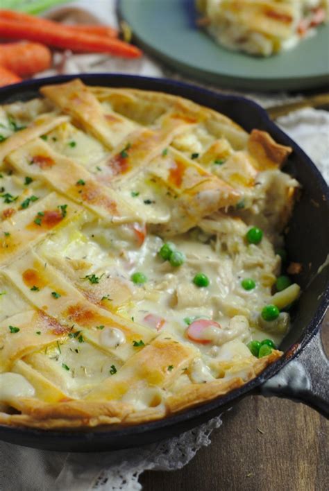 skillet chicken pot pie recipe mildly meandering