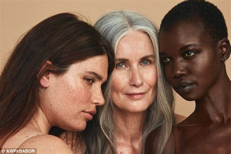 half naked women of all ages star in unretouched campaign daily mail