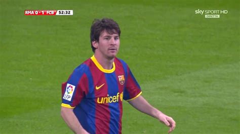 Lionel Messi Vs Real Madrid Away 2010 11 English
