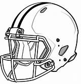 Football Helmet Coloring Pages Print sketch template