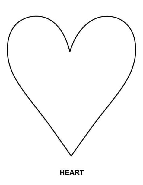 simple heart shape coloring pages heart coloring pages heart