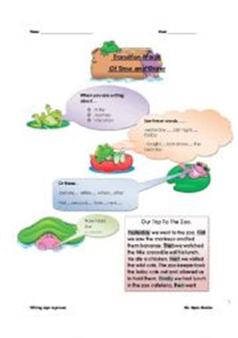 english worksheets writing steps  process