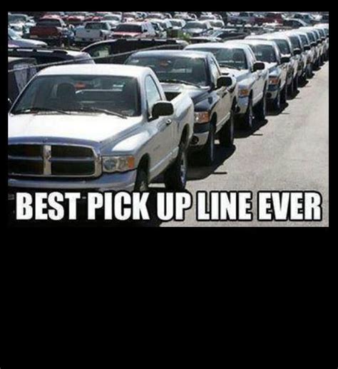 Best Pick Up Line Pun Truck Funny Photo Best Pick Up