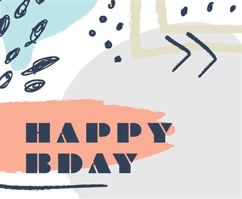 abstract happy birthday  vector art graphics freevectorcom