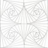 Illusion Optical sketch template