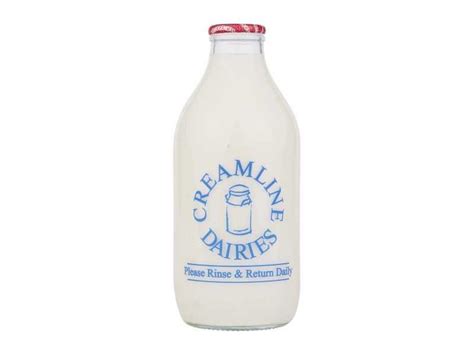 568ml Pint Homogenised Glass Milk Bottle Fresh Milk Milk Delivery