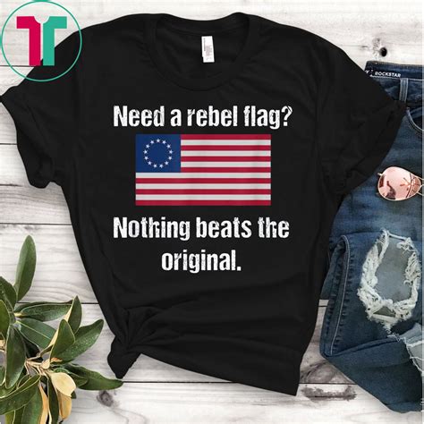 the original rebel colonial flag t shirt betsy ross flag shirt