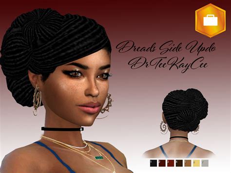 sims resource dread side updo   work required