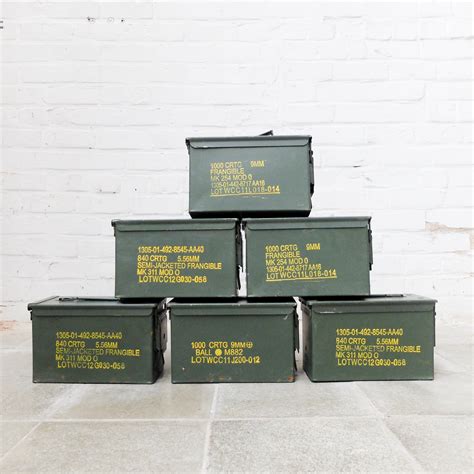 ammunition boxes bold design