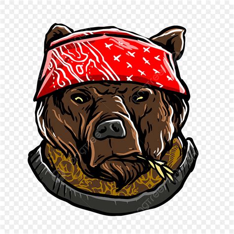 gangster bear png picture bear gangster animal gangster tattoo png image
