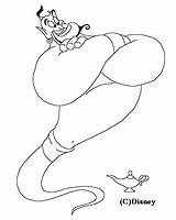 Aladdin Coloring Pages Animation Movies Printable Drawing Drawings sketch template