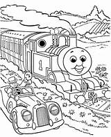 Coloring Pages Printable Thomas Train Sheets Engine Colouring Tank Kids Book Friends sketch template