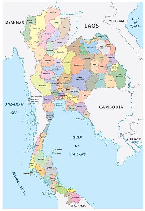 thailand maps and facts world atlas