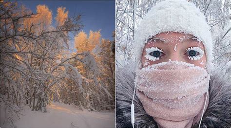 Ever Seen Frozen Eyelashes Photos Of The Coldest Village