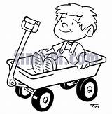 Wagon Drawing Chuck Kids Getdrawings Boy Drawings sketch template