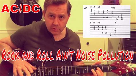 Easy Guitar Lesson Ac Dc Rock And Roll Ain’t Noise