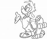 Max Goof Cute Coloring Pages sketch template