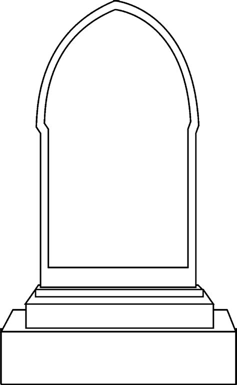tombstone template printable clipartsco