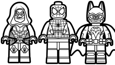 lego spiderman coloring pages  lego spiderman coloring pages images