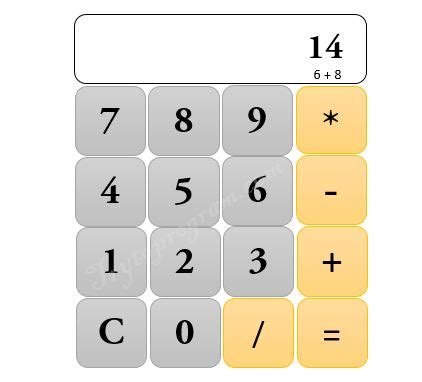 program   calculator  switch case trytoprogram