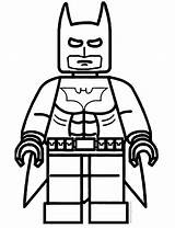 Batman Lego Coloring Cool Pages Printable sketch template