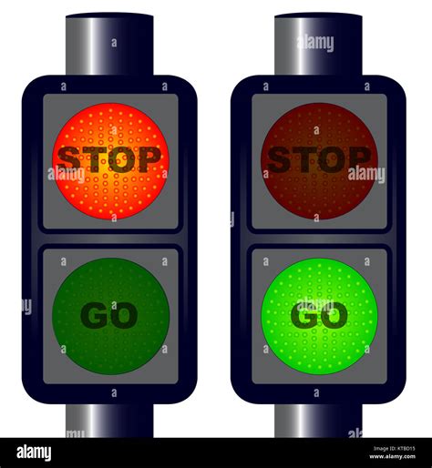 stop  traffic lights stock photo alamy
