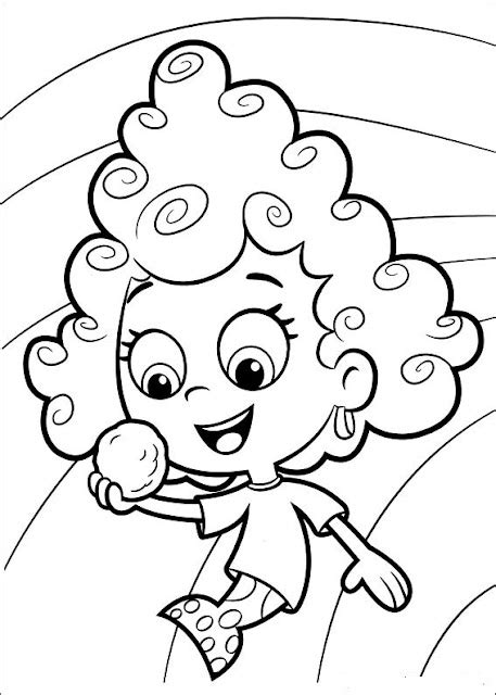 fun coloring pages bubble guppies coloring pages