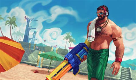 pool party graves league of legends wallpapers league of legends wallpapers art of lol