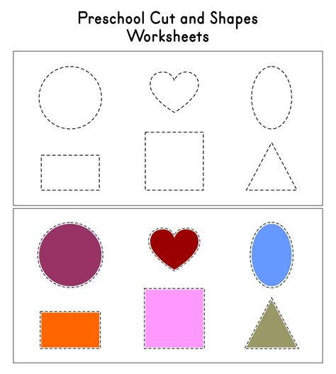 printable color cut  glue worksheets