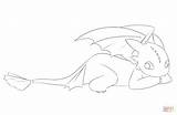 Coloring Pages Toothless Dragon Cute Baby Printable Drawing Comments Coloringhome sketch template