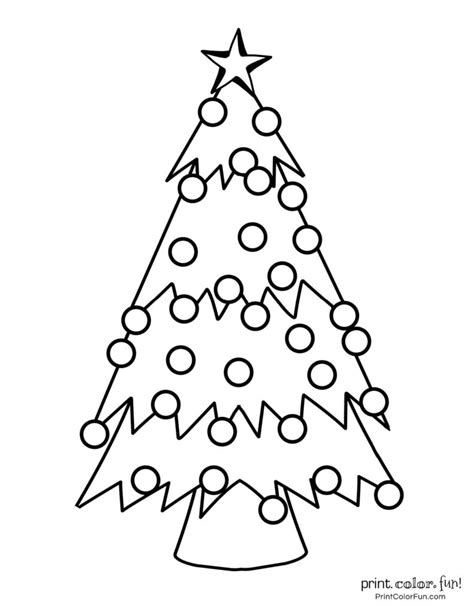 top  christmas tree coloring pages  ultimate  printable