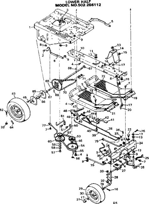 craftsman riding mower wiring diagram parts model  searspartsdirect