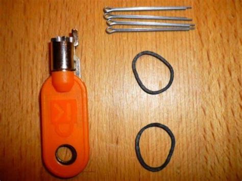 tubular lockpick diy lock lock picking tools