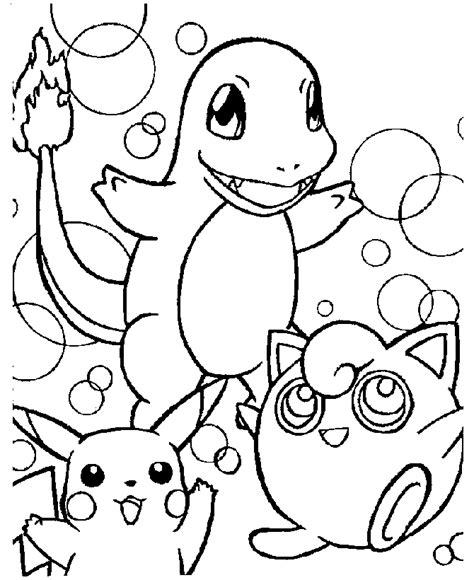 printable coloring pages  kids pokemon clip art library