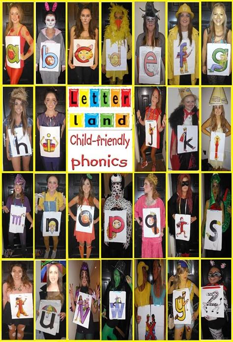 teachers dress   halloween letterland alphabet kindergarten