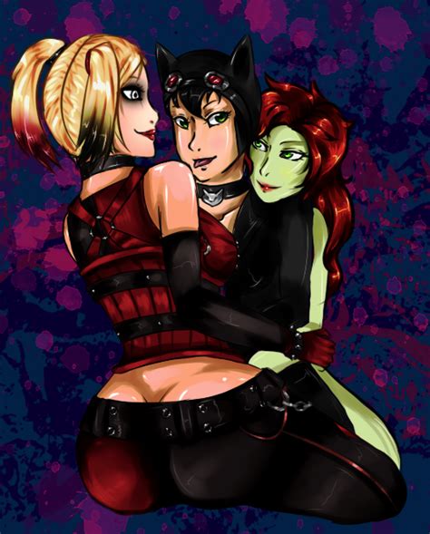 Gotham City Sirens Threesome Gotham City Lesbians