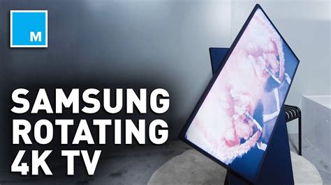 samsungs  vertical  tv rotates ces  youtube