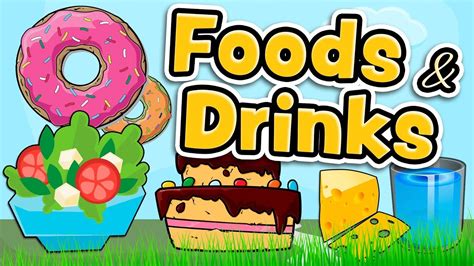 Foods And Drinks In English Youtube