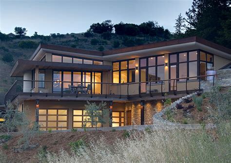 contemporary home  mill valley california earth inspired luxury hillside home karmatrendz