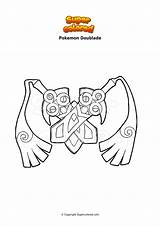 Pokemon Doublade Ausmalbild Supercolored Ferroseed Ausmalbilder Acero Geist sketch template