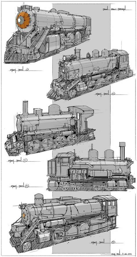 railroad blueprints  drawings images  pinterest model trains steam locomotive