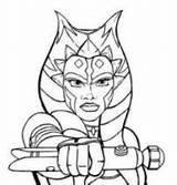 Coloring Ahsoka Pages Wars Star Jedi Council High Getcolorings Getdrawings sketch template