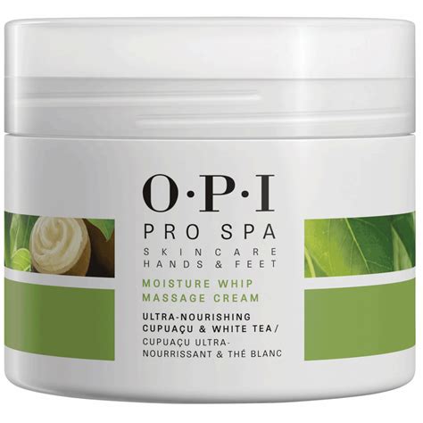 opi pro spa moisture whip massage cream skin care beautyalmanac