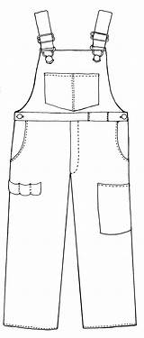 Overalls Overall Clipart Bib Coloring Template Printable Farmer Boy Clip Pages Boys Clipground Craft Cliparts Baby Line Google Templates Sketch sketch template