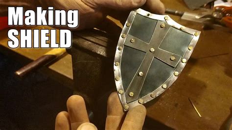 mini shield making     shield making tiny mini shield miniature shield youtube