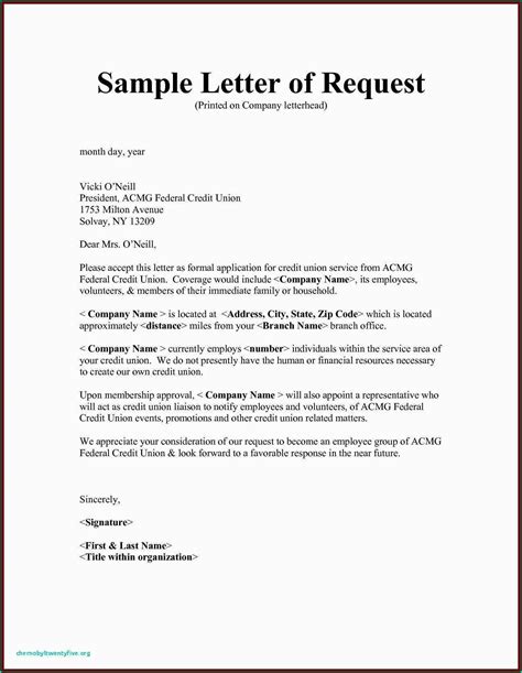 sample letter  request   employee      companys