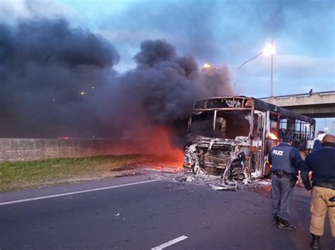 buses set alight  protest action  delft