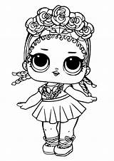 Lol Doll Surprise Sheets Coloring Pages Dolls Printable Template sketch template